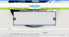 Desktop Screenshot of ecoglobalsystem.it