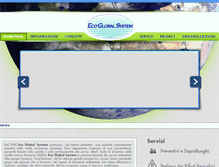 Tablet Screenshot of ecoglobalsystem.it